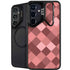 Autumn Red Geometric Galaxy S25 Kickstand Case